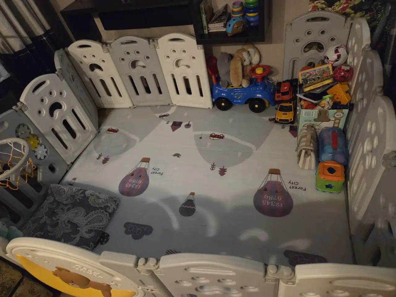 Детский игровой манеж с баскетбольной стойкой - Игровые манежи (Товары для детей) в Чита