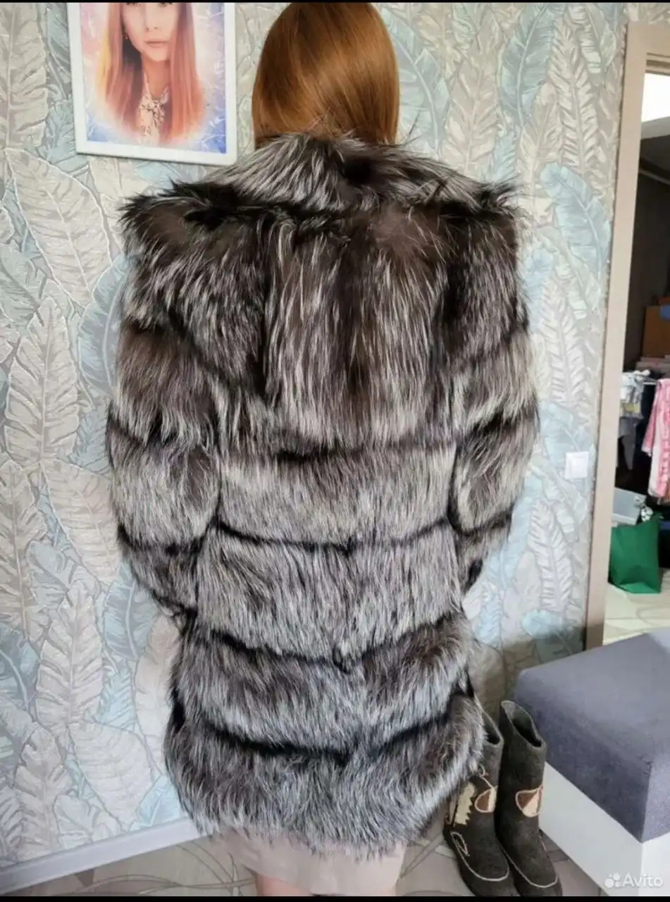 Продажа эксклюзивной итальянской шубы из натуральной чернобурки - Верхняя одежда (Одежда) в Чита