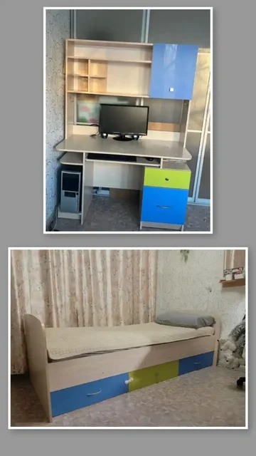 Продам кровать с матрасом и компьютерный стол - Для дома и дачи в Чита