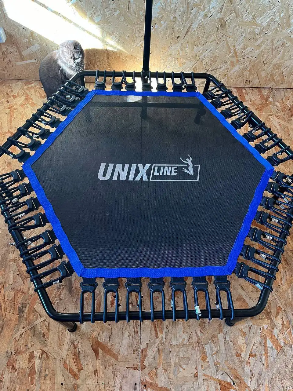 Спортивный батут UNIX Line Фитнес PRO с ручкой - Спорт и фитнес (Хобби и отдых) в Чита