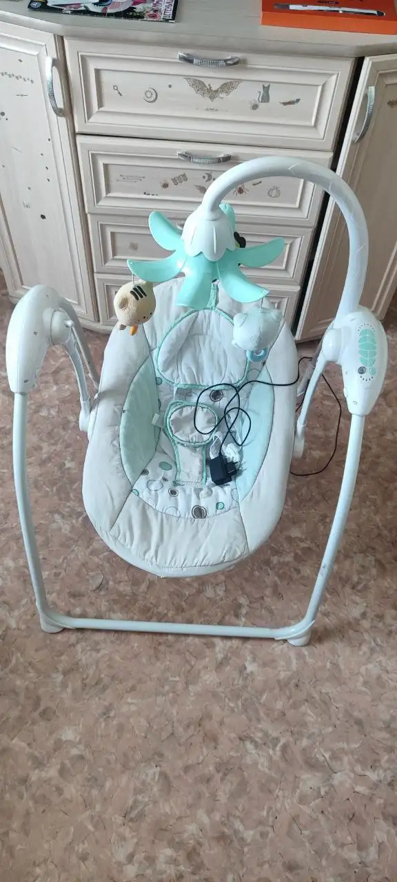 Электронная качеля для новорожденных - Детские качели (Товары для детей) в Чита