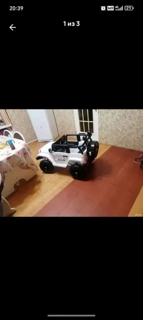 Электромобиль детский с усиленным аккумулятором - Электромобили в Чита