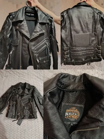 Косуха из натуральной кожи черного цвета, размер S - Платья в Чита