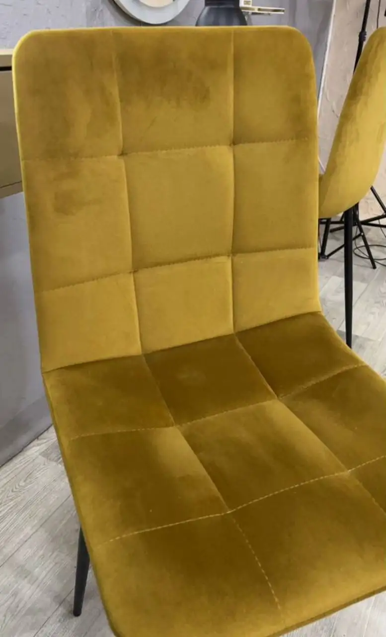 Стул антивандальный велюр цвет охра - Мебель (Барахолка) в Чита