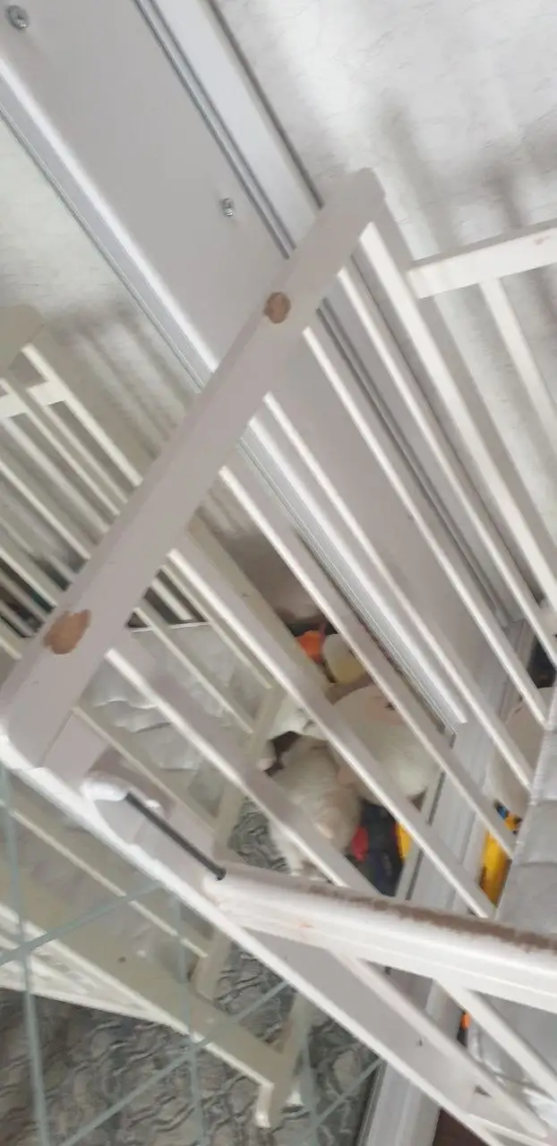 Продам детскую кроватку б/у с аксессуарами - Детская мебель (Товары для детей) в Чита