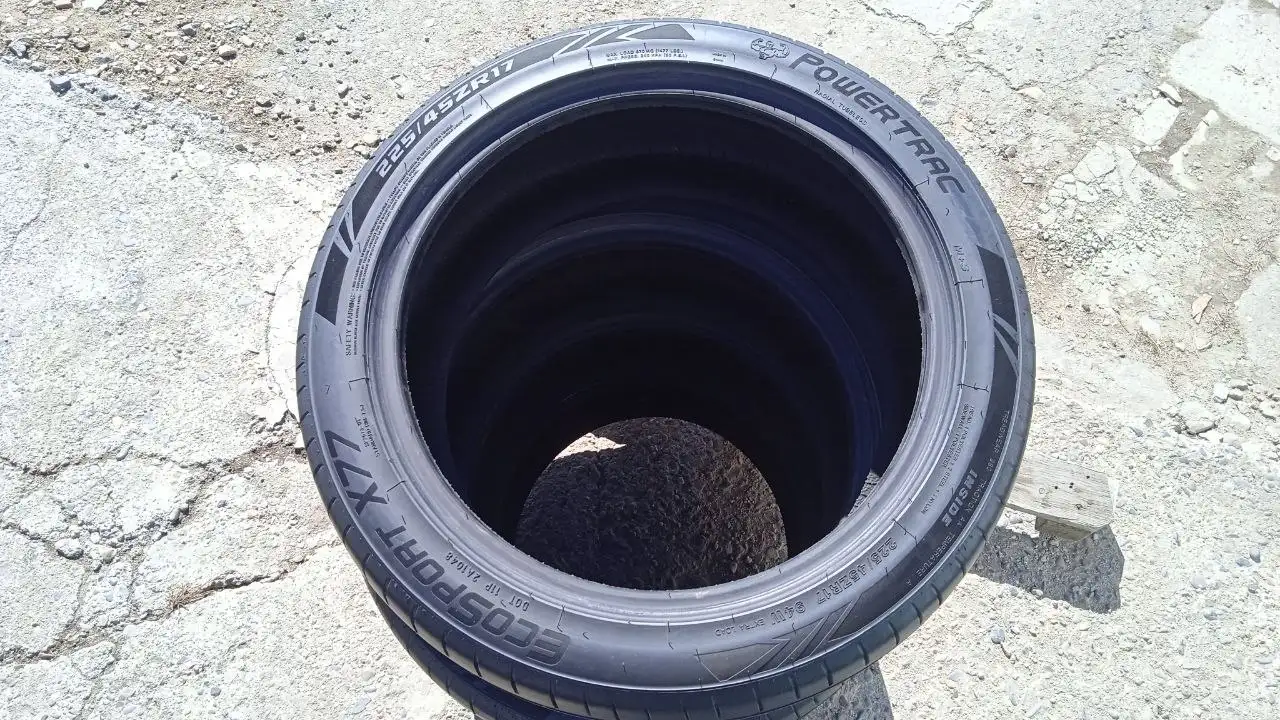 Летние шины POWERTRAC 225/45 R17 2024г - Шины и диски (Авто) в Чита