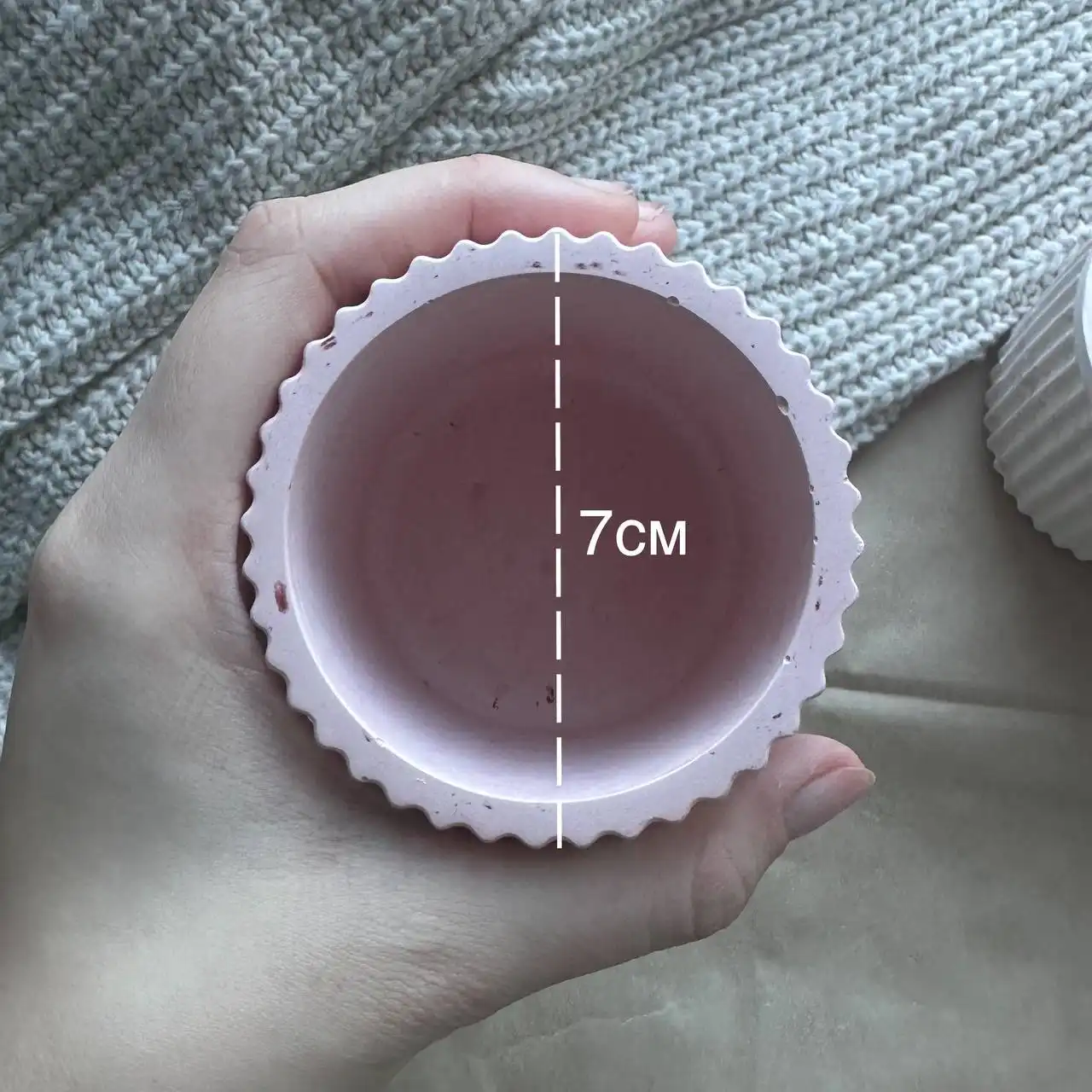 Гипсовые баночки-шкатулки ручной работы