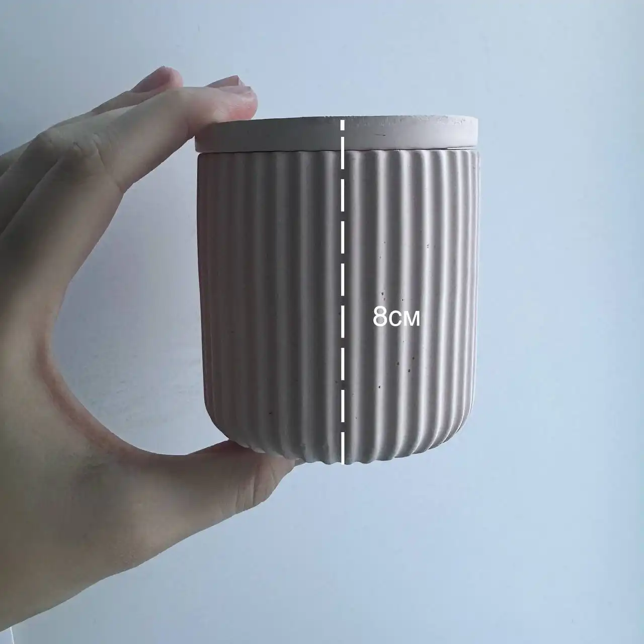 Гипсовые баночки-шкатулки ручной работы