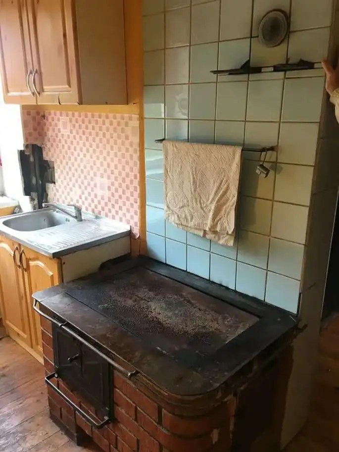 Установка новой плиты