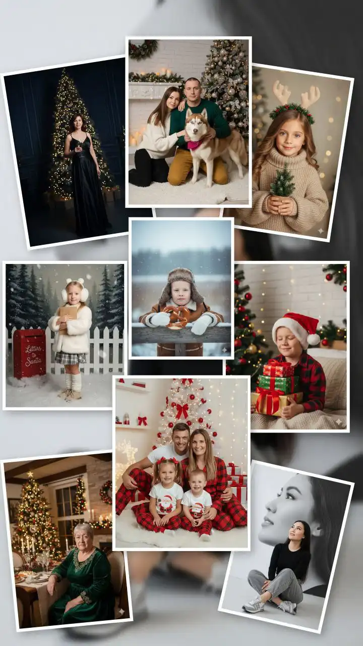 Фотосессия онлайн до Нового года