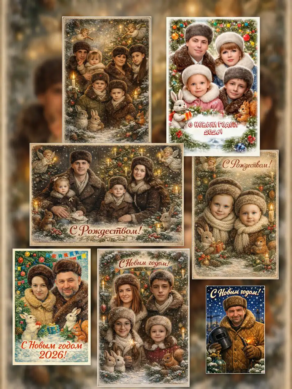 Винтажные открытки в советском стиле - Открытки (Хобби и отдых) в Санкт-Петербург