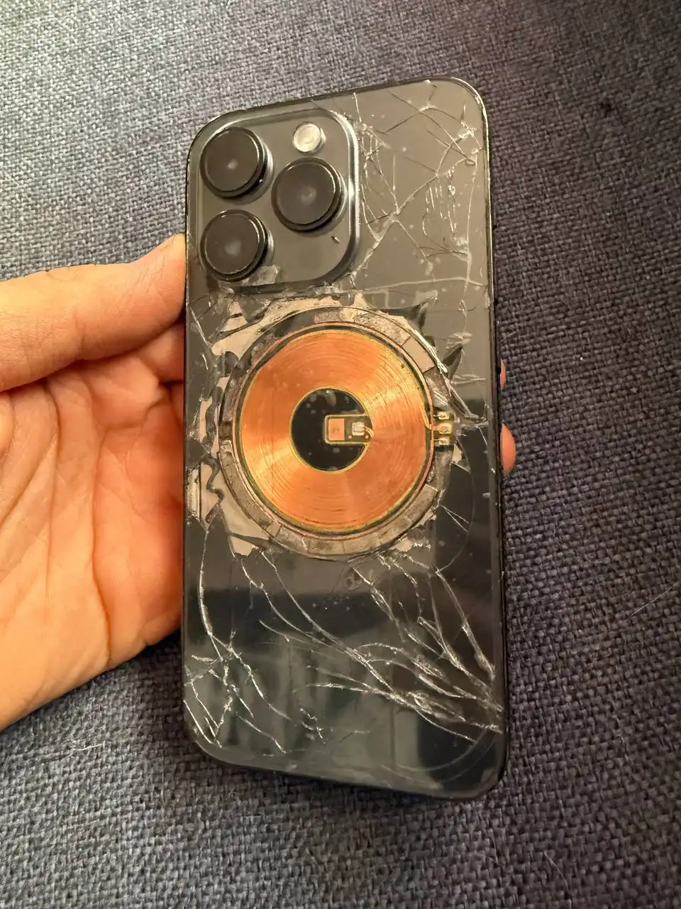 iPhone 14 Pro 512GB с заменёнными аккумулятором и дисплеем - Смартфоны и телефоны (Электроника) в Краснодар