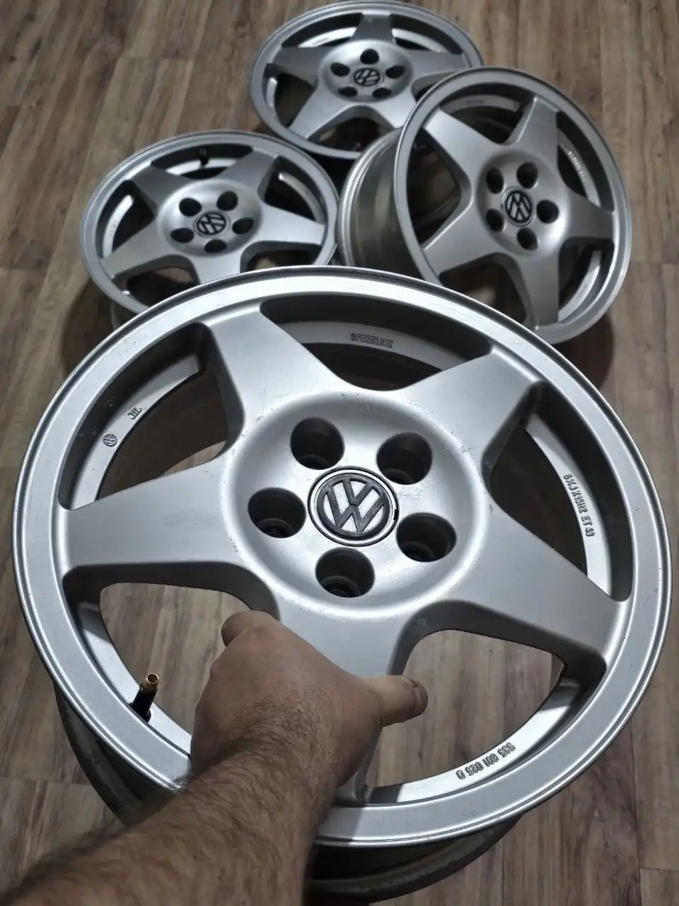 Диски SPEEDLINE 15 дюймов для VOLKSWAGEN CORRADO VR6 - Запчасти (Авто) в Краснодар