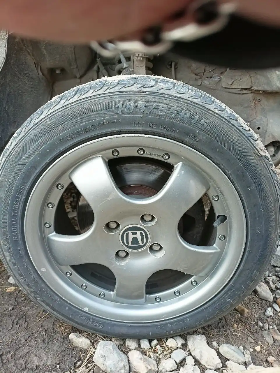 Продажа дисков R-15 Made Germany с летней резиной - Запчасти (Авто) в Краснодар
