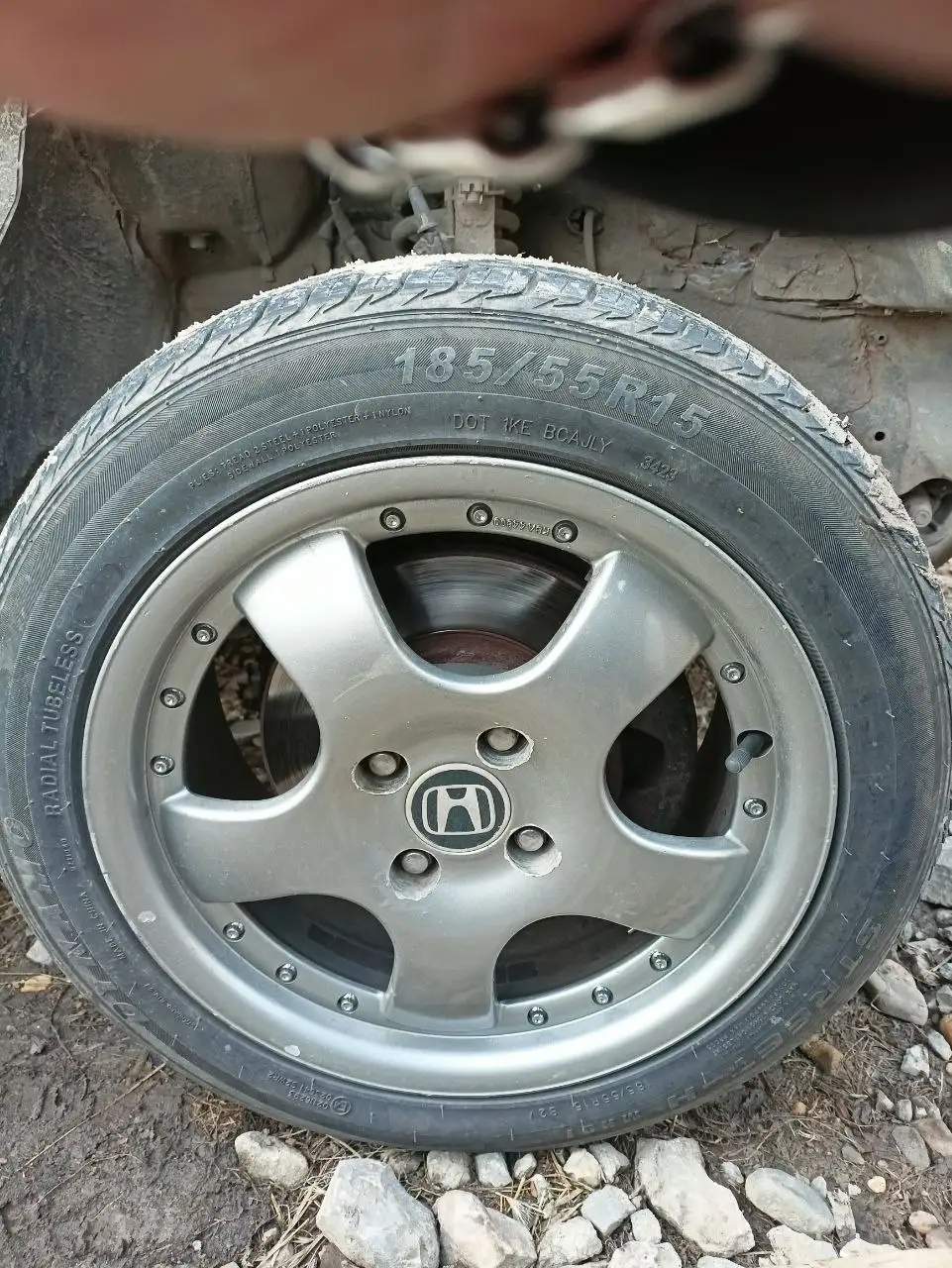 Продажа дисков R-15 с летней резиной - Запчасти (Авто) в Краснодар