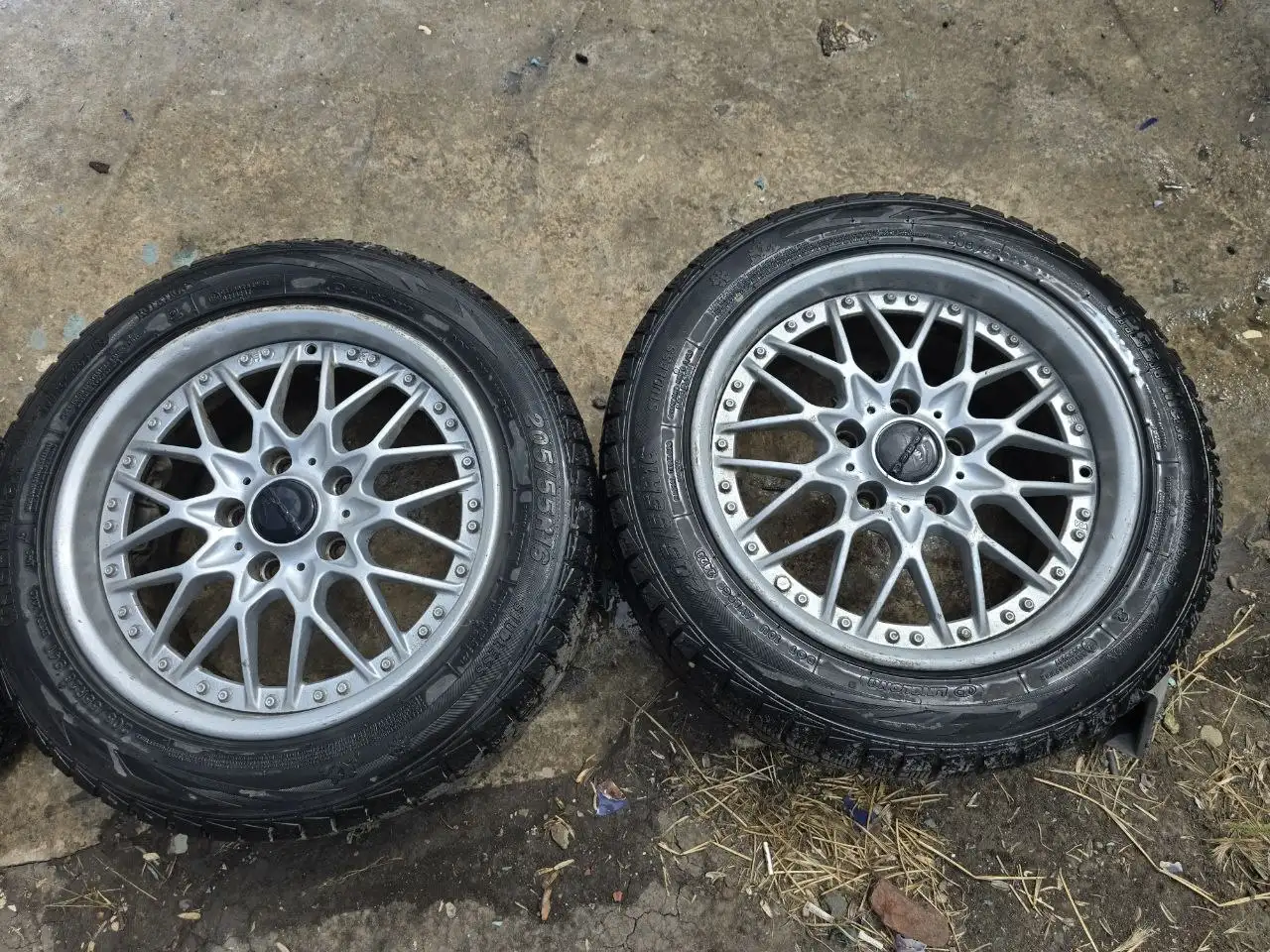 Продам разноширокие R16 5/114 на зимней резине - Шины и диски (Авто) в Краснодар