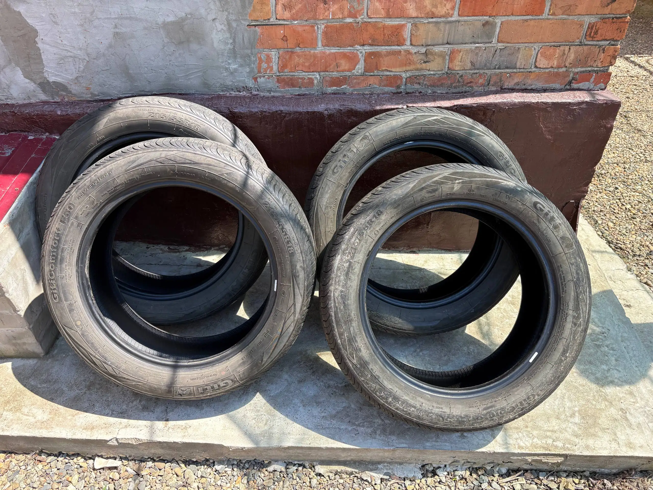 Продам резину 215/55 R18 GitiConfort F50 - Шины и диски (Авто) в Краснодар