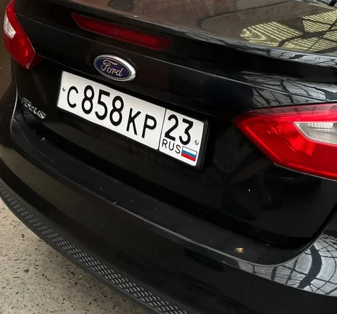 Автомобильный номер С858КР23 (СКР) 450 рублей - Авто в Краснодар