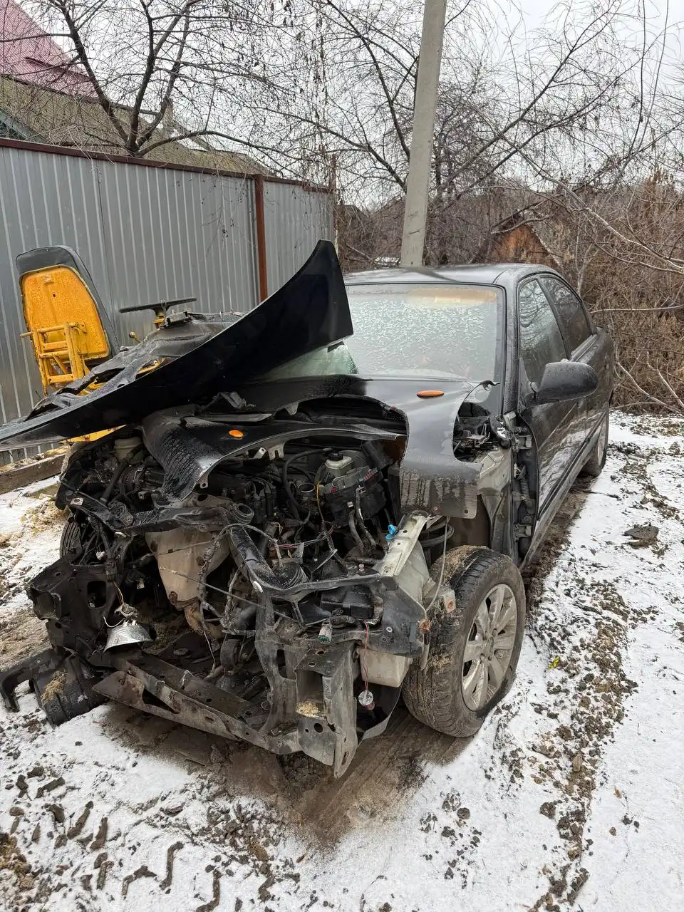 Kia Spectra 2006 после ДТП