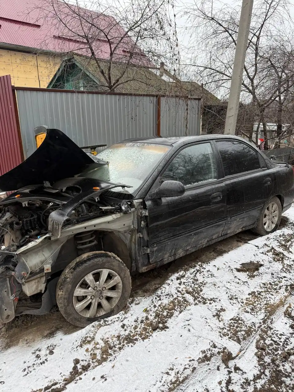 Kia Spectra 2006 после ДТП