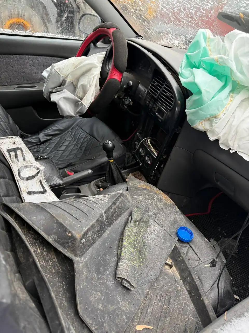 Kia Spectra 2006 после ДТП