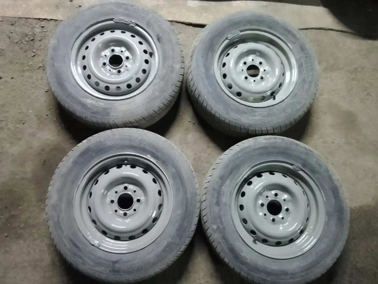 Летние колеса R13 175/70 с дисками - Шины и диски (Авто) в Тольятти