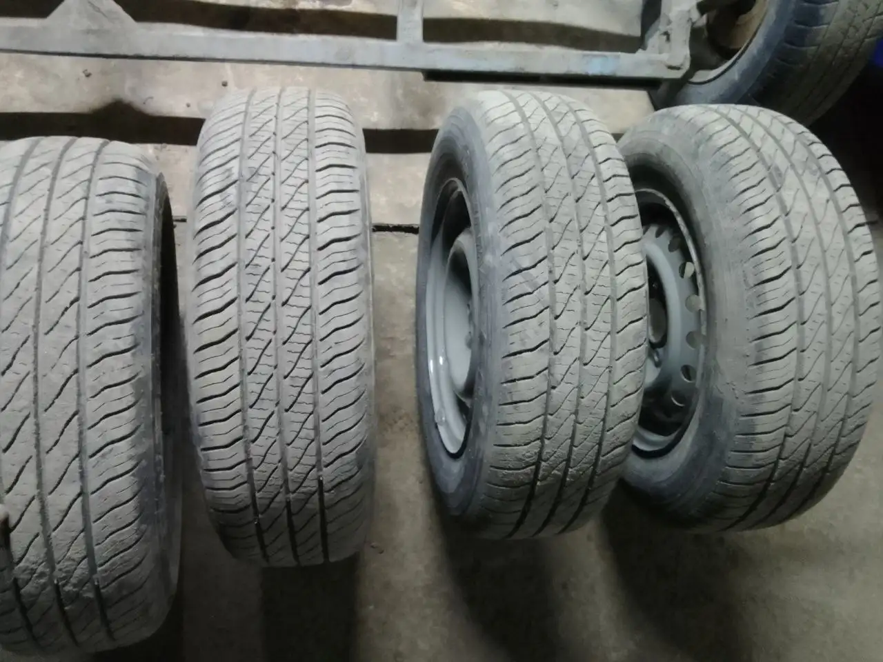 Летние колеса R13 175/70 с дисками - Шины и диски (Авто) в Тольятти