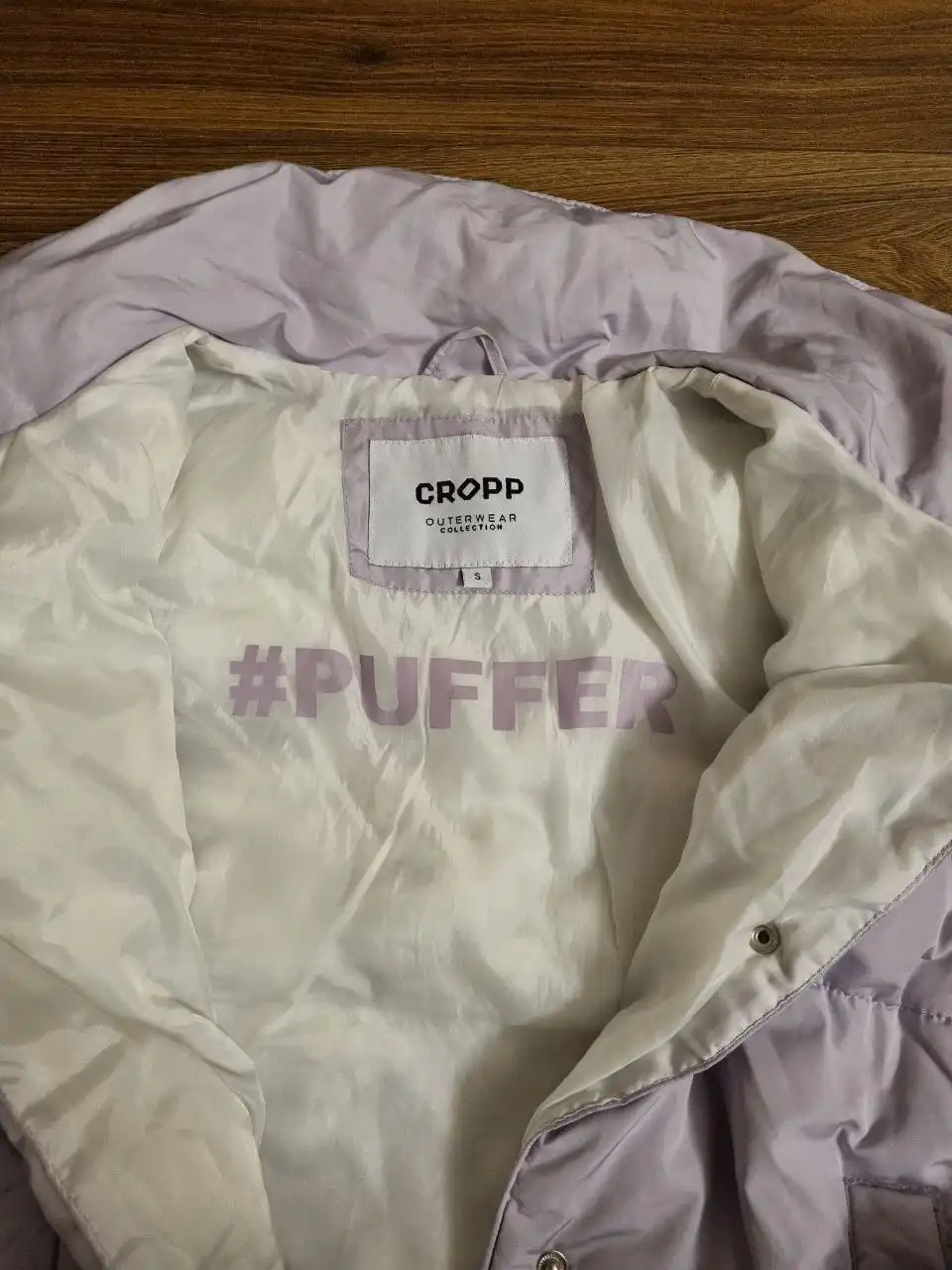 Женская куртка Cropp сиреневого цвета демисезонная