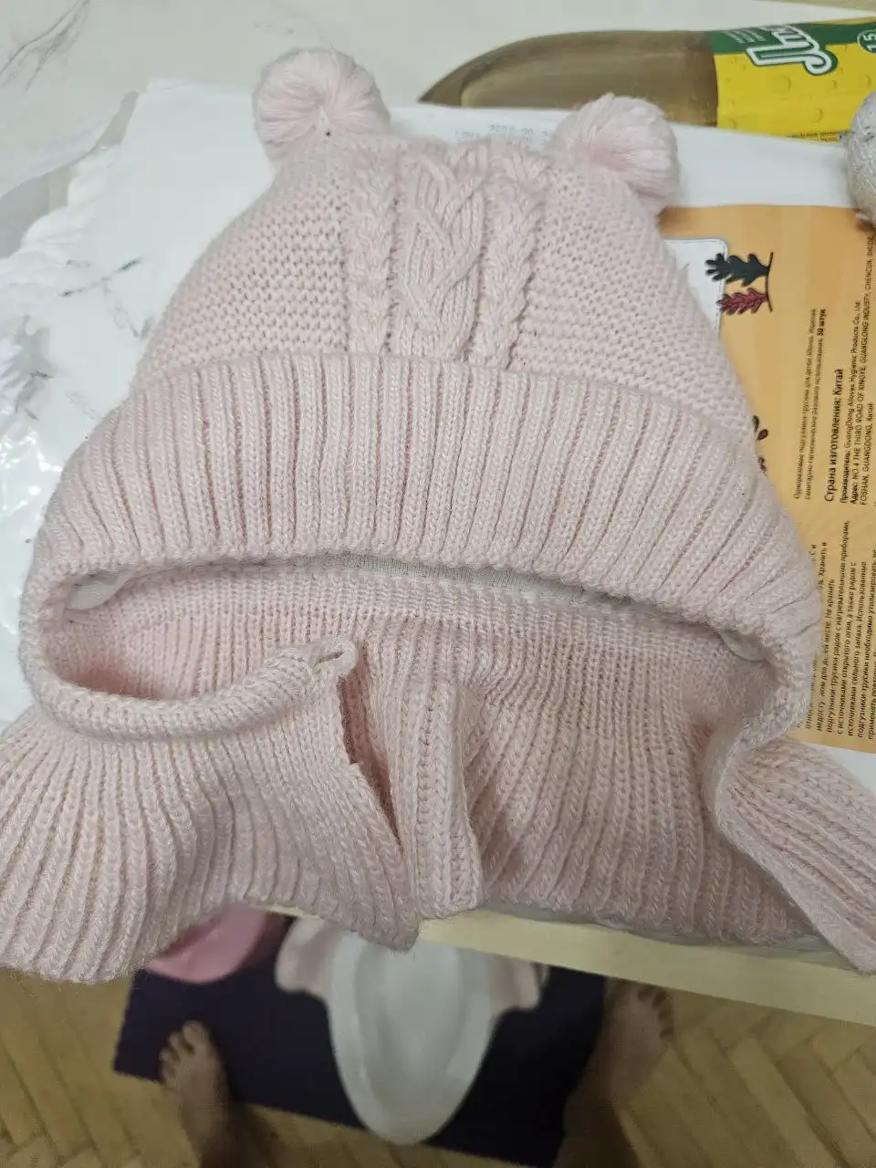 Шапочка на зиму для девочки