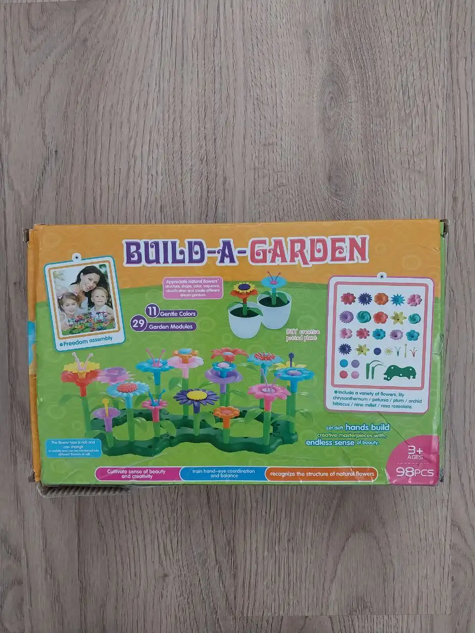 Конструктор Сад цветов 98 деталей
