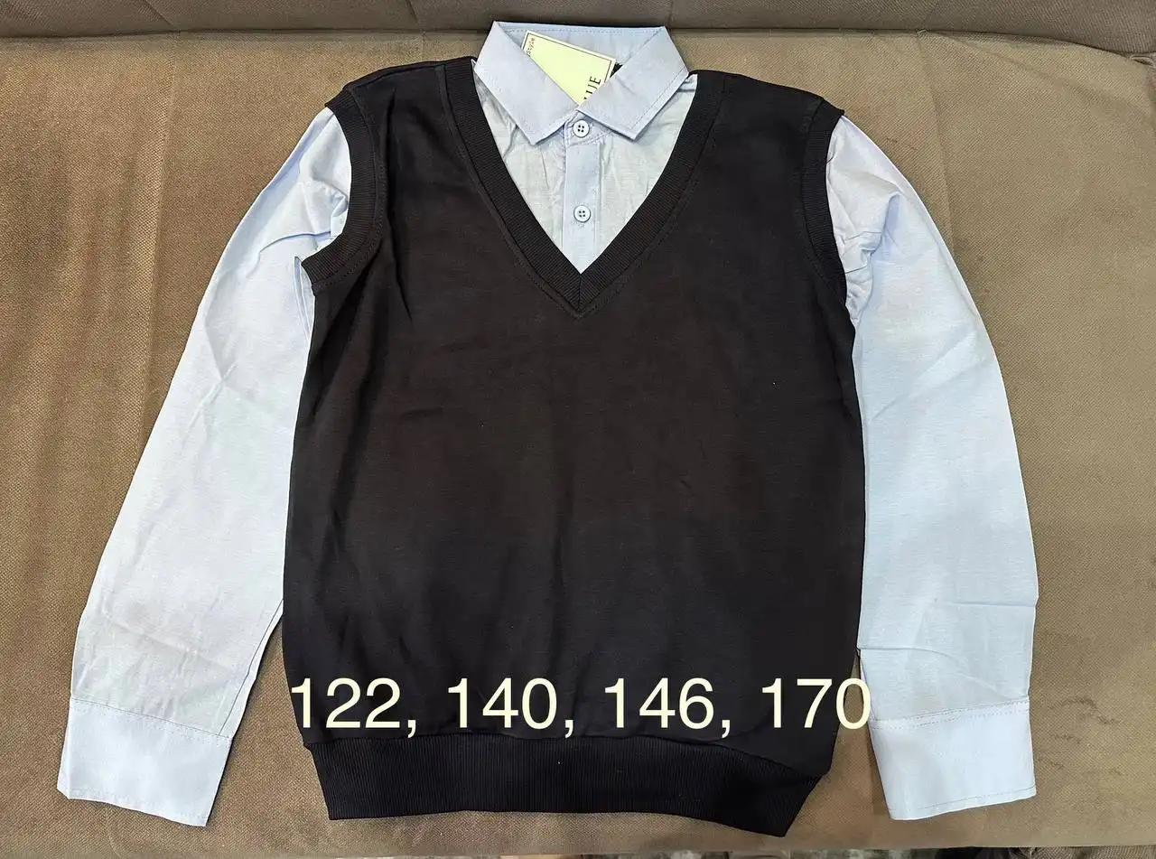 Джемперы, бомберы, кофты обманки для школы