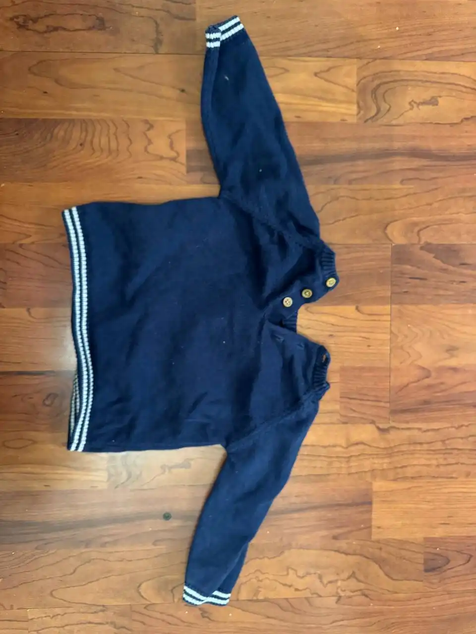 Новогодний свитер для ребенка 6-9 месяцев