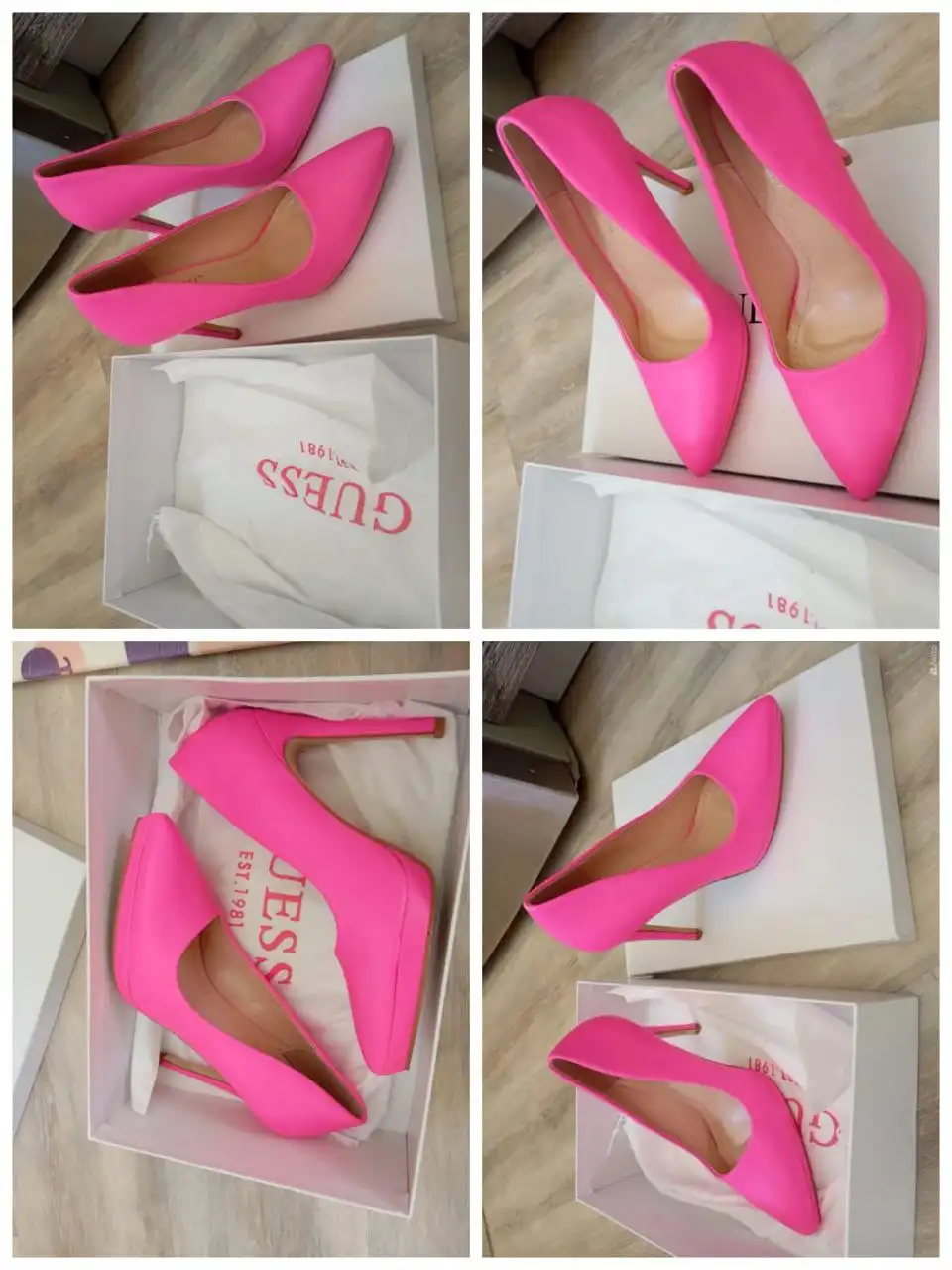 Туфли на каблуке AIMOSI 36 размер, цвет фуксии