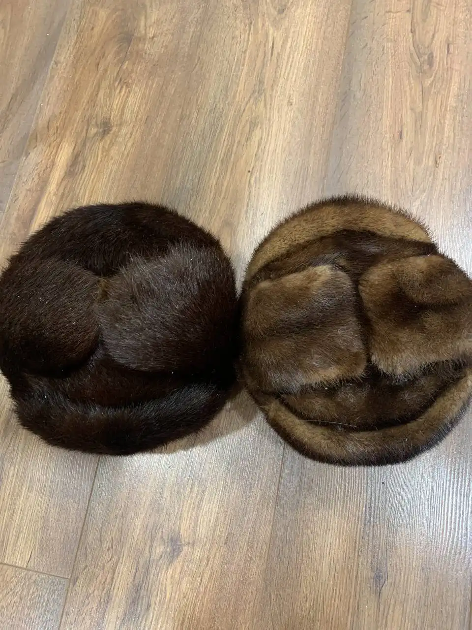 Продажа шапок из норки