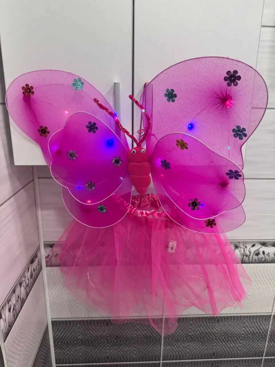 Детский костюм бабочки с подсветкой