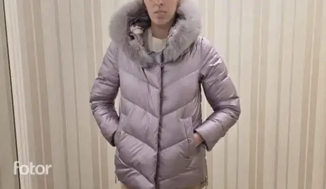 Зимняя куртка сиреневого цвета размер 44 (M) - частное объявление в Подольск