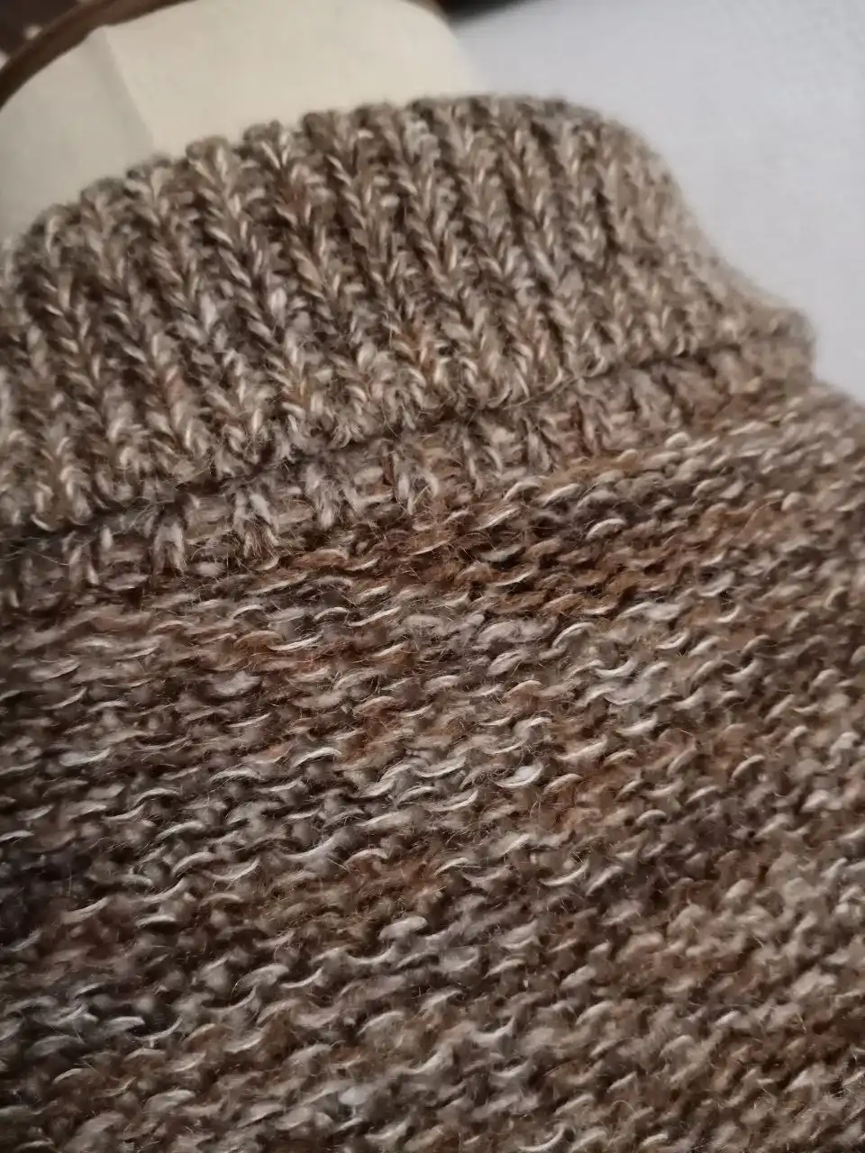 Мужской мохеровый кардиган меланж