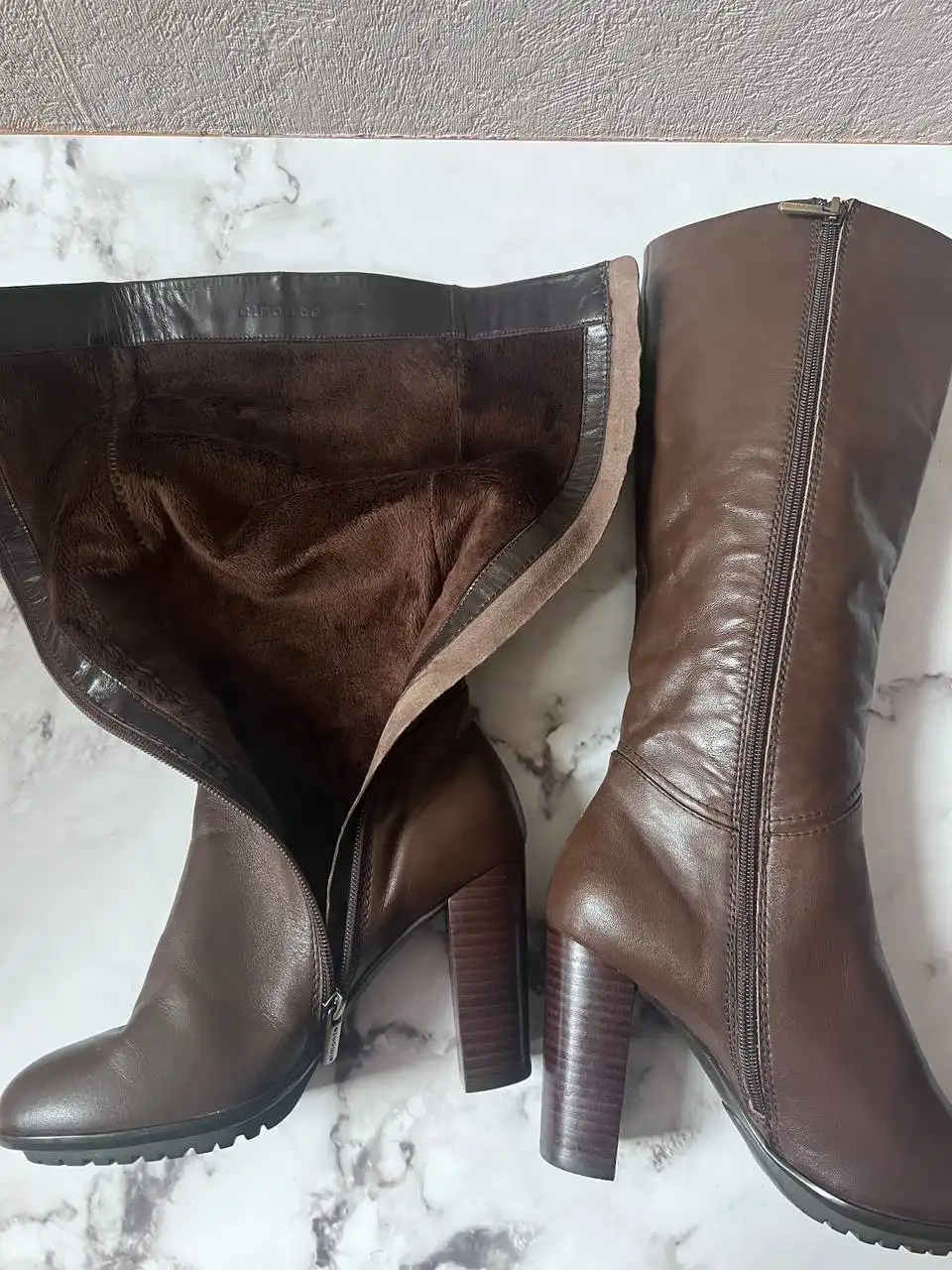 Сапоги на размер 37-38 натуральная кожа