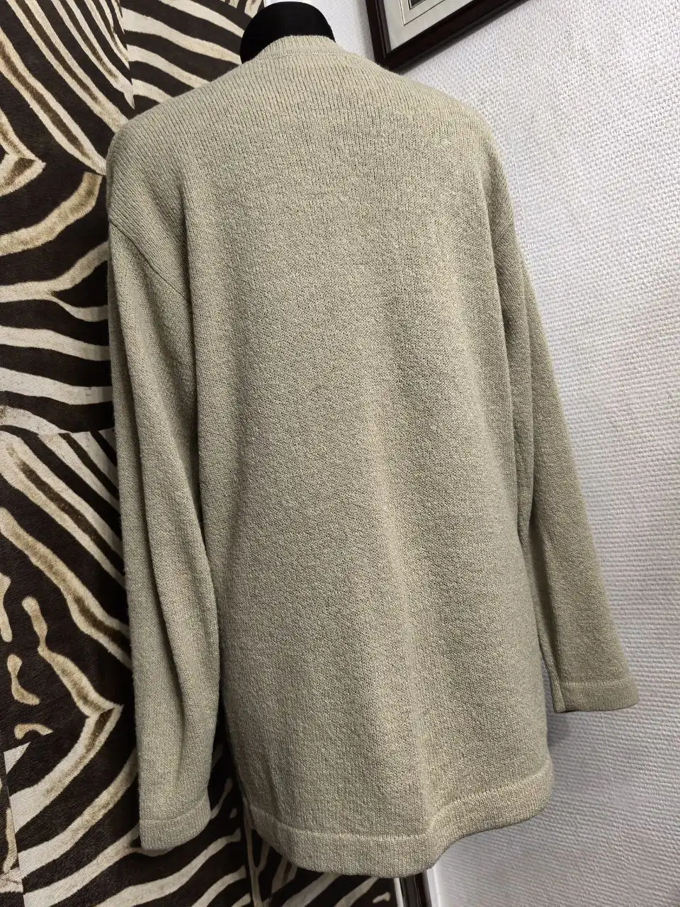 Джемпер в деревенском стиле пэчворк