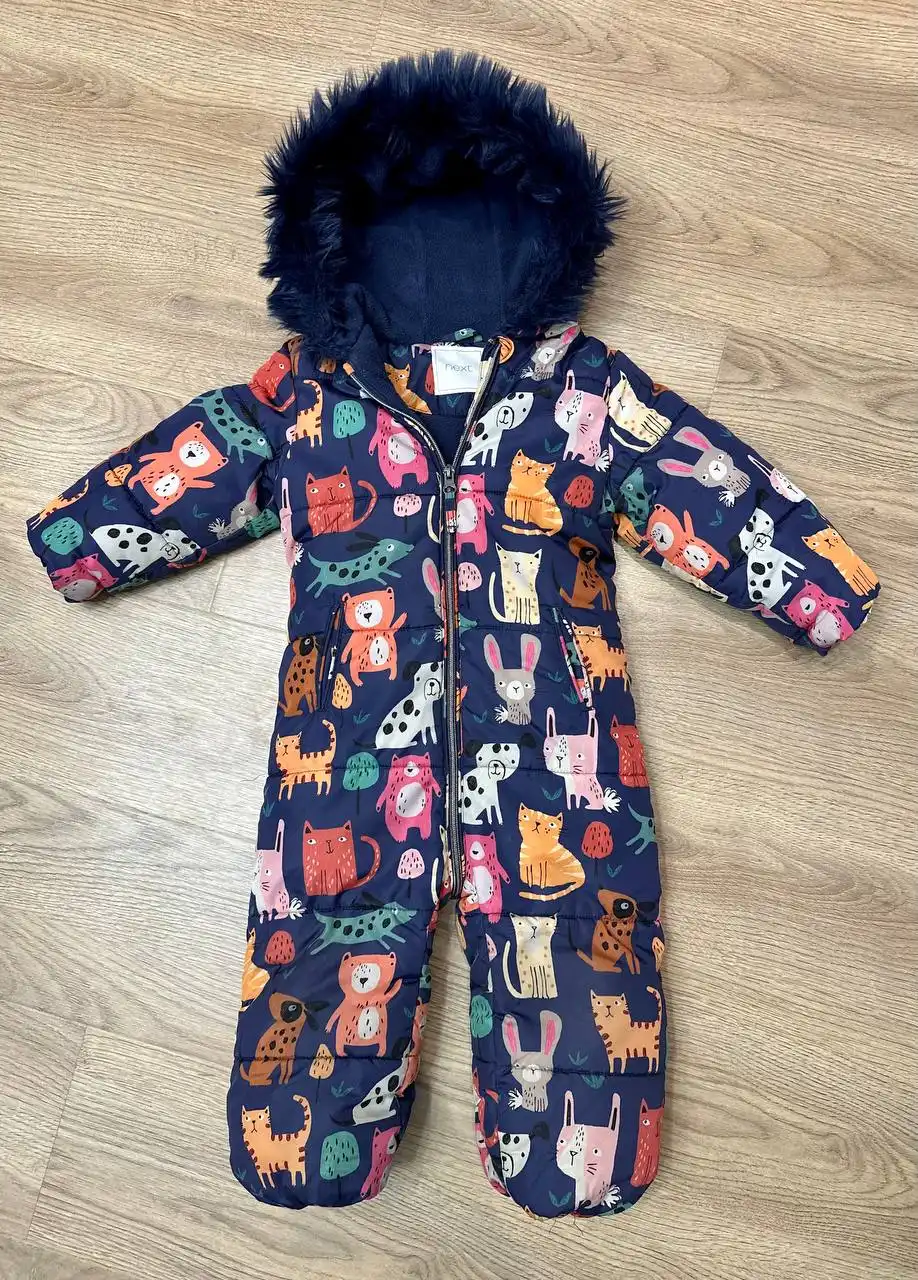 Зимний комбинезон для девочки 92 см Next