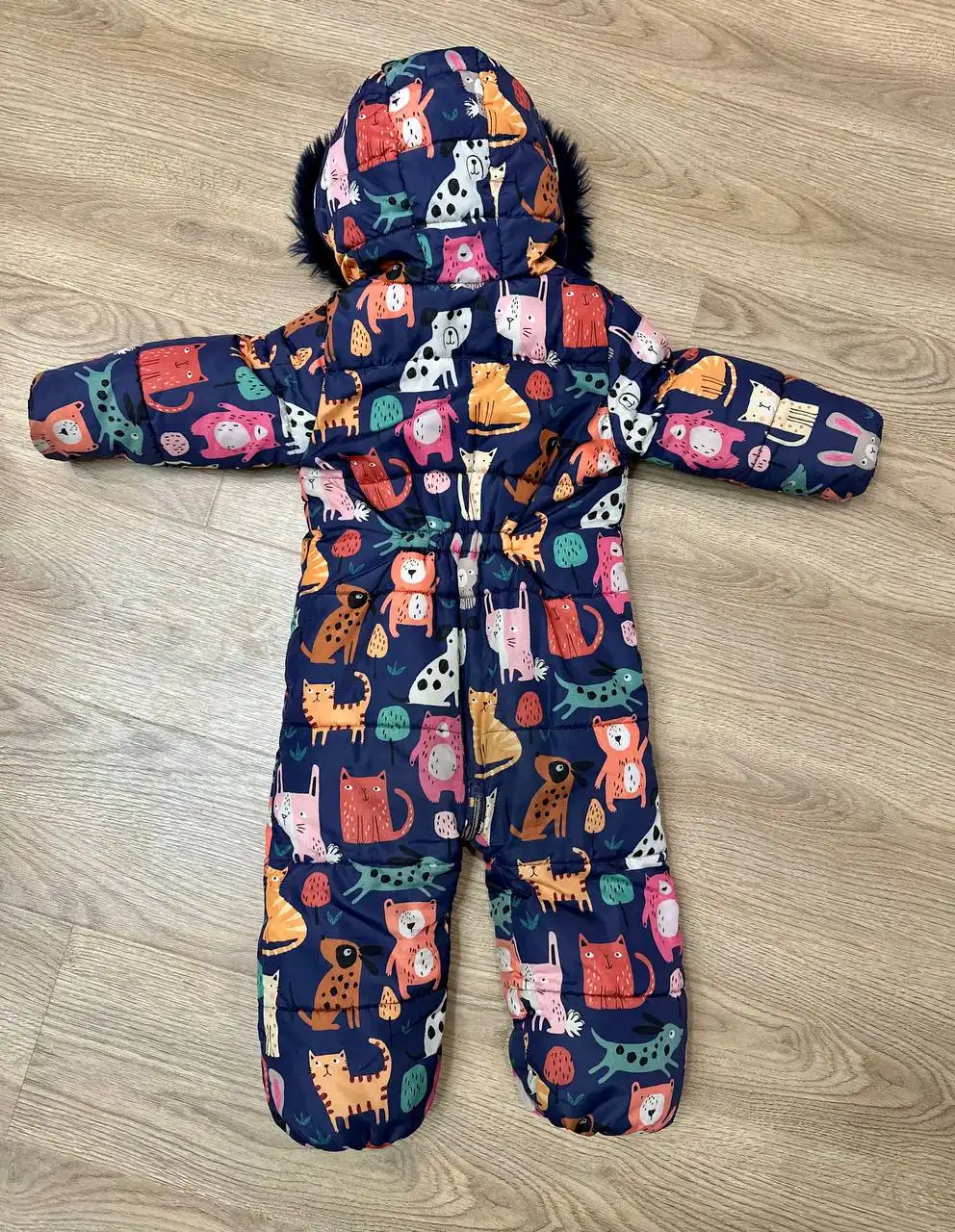 Зимний комбинезон для девочки 92 см Next