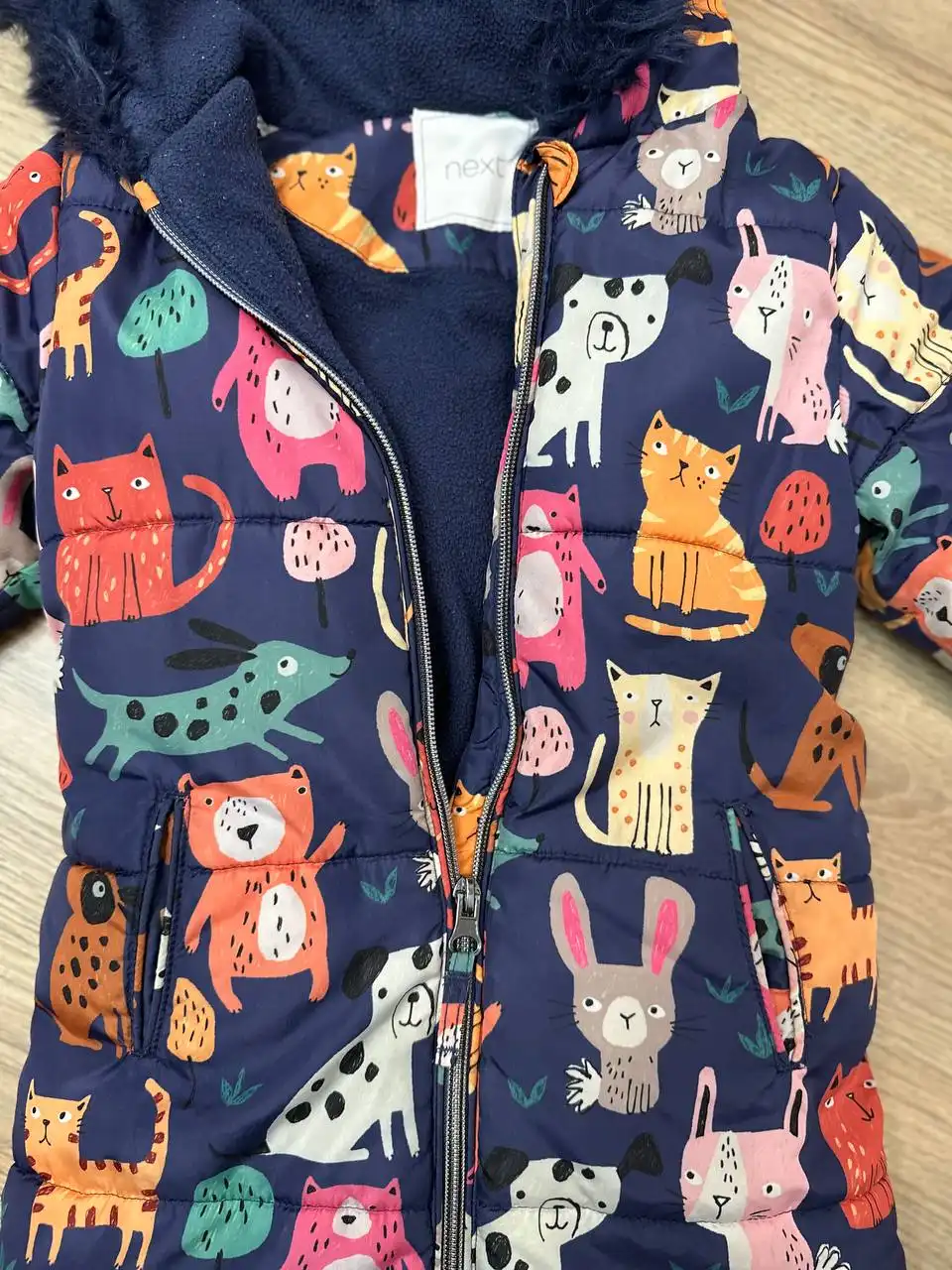 Зимний комбинезон для девочки 92 см Next