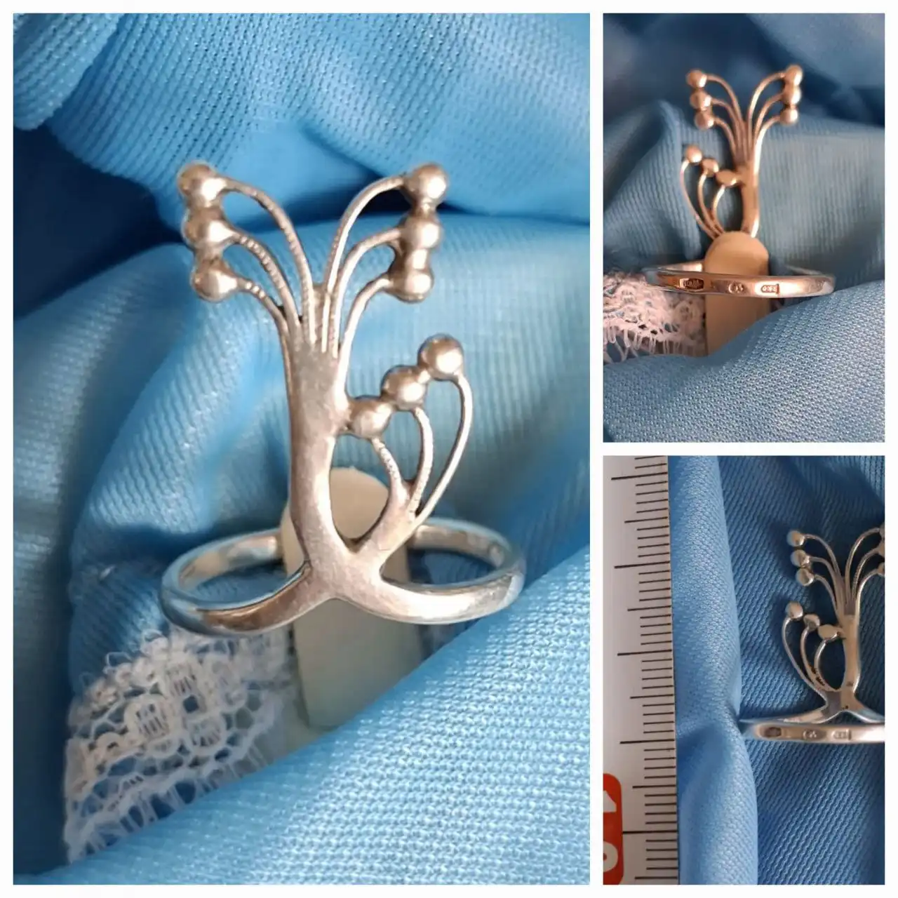 Винтажное серебряное кольцо