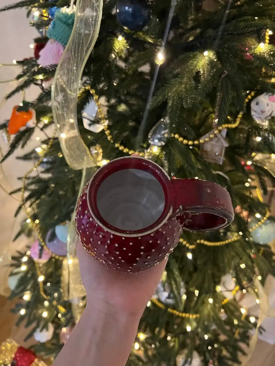 Керамическая кружка ручной работы 300 мл