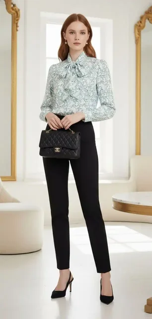 Блузка из шифона необычного фасона - Одежда в Сходненская