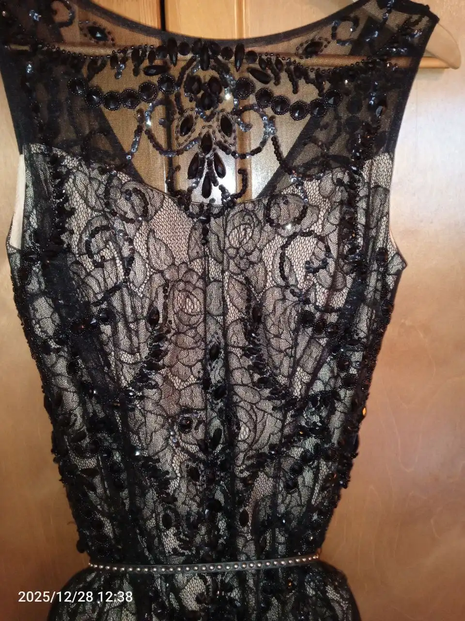 Вечернее платье черное кружевное 46-48