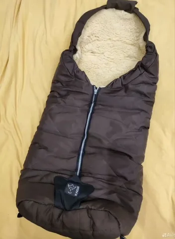 Меховой конверт Kaiser Iglu коричневого цвета - Товары для детей в Подольск