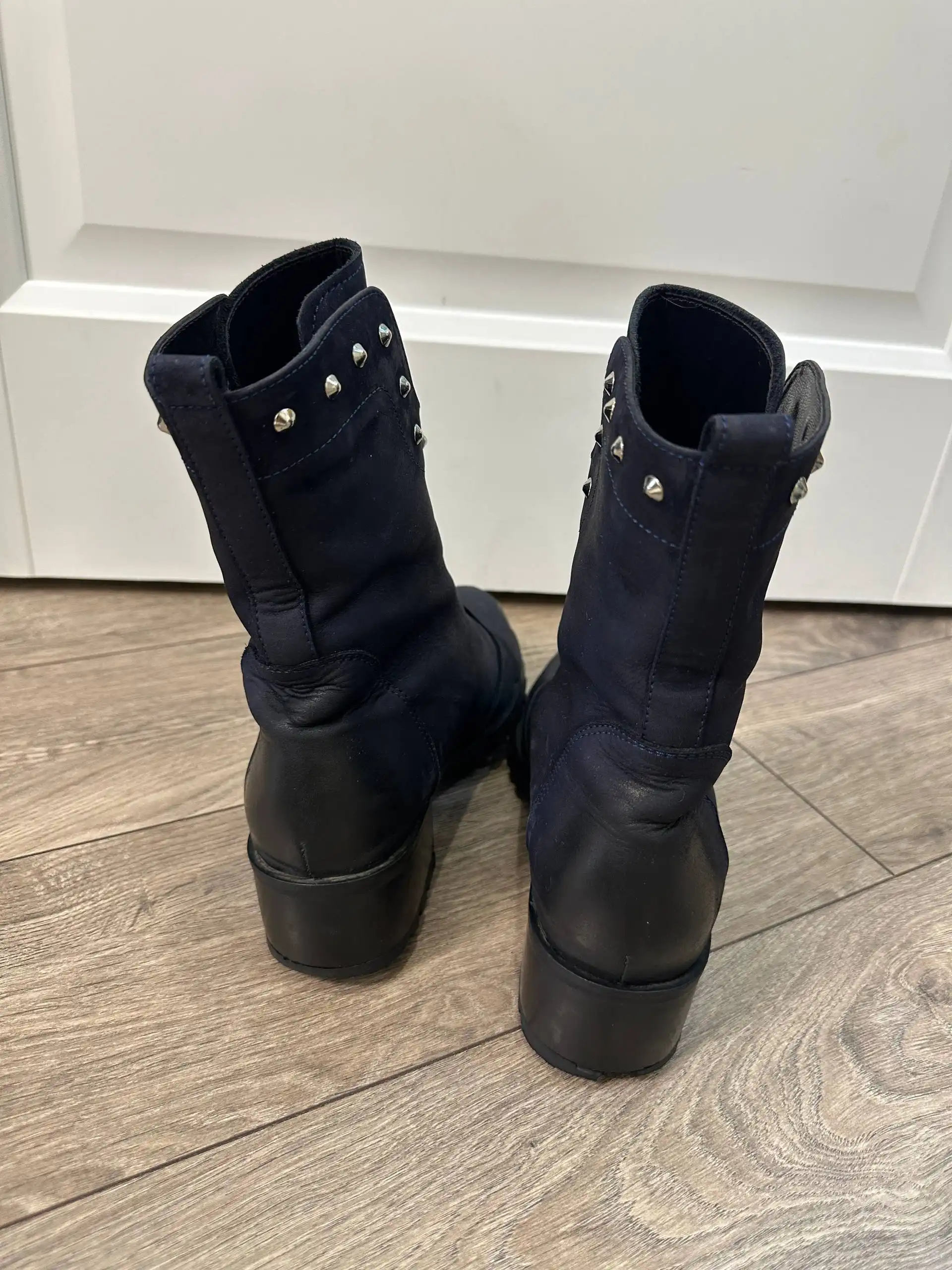 Сапоги натуральная замша с мехом