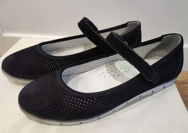 Школьные туфельки тёмно-синего цвета - Одежда в Подольск