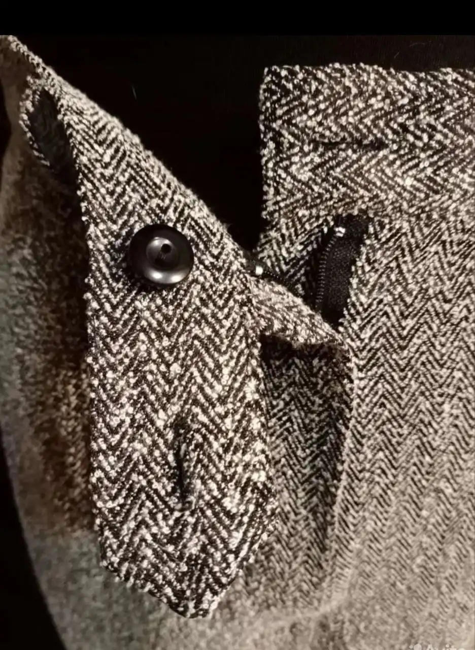 Юбка-карандаш из твида цвета "соль с перцем" - Юбки (Одежда) в Неизвестно